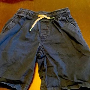 Cat & Jack kids pull-on shorts, size S, navy